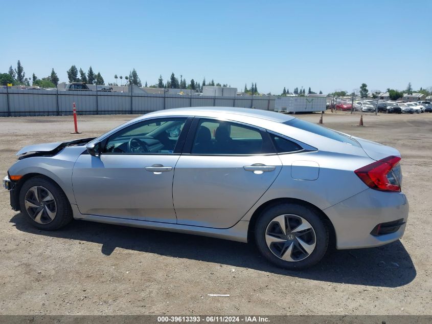 2020 Honda Civic Lx VIN: 2HGFC2F61LH577016 Lot: 39613393