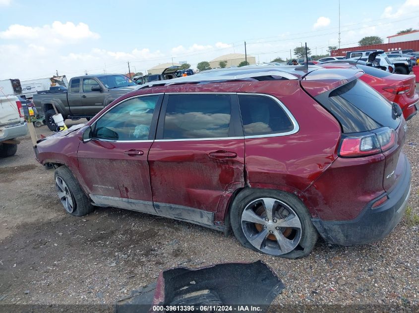 2020 Jeep Cherokee Limited 4X4 VIN: 1C4PJMDX9LD584356 Lot: 39613395