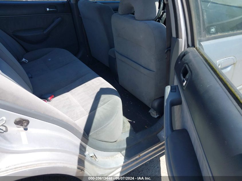 2003 Honda Civic Lx VIN: 2HGES155X3H620382 Lot: 39613448