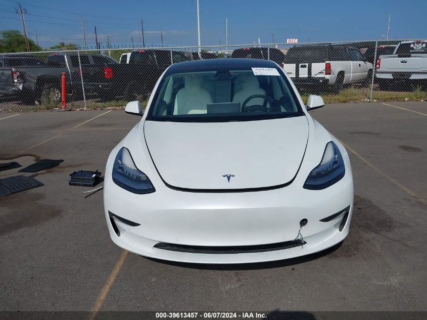 2021 Tesla Model 3 Standard Range Plus Rear-Wheel Drive VIN: 5YJ3E1EA4MF851828 Lot: 39613457