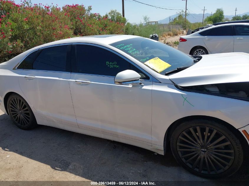 2017 Lincoln Mkz Hybrid Reserve VIN: 3LN6L5MU8HR655431 Lot: 39613459