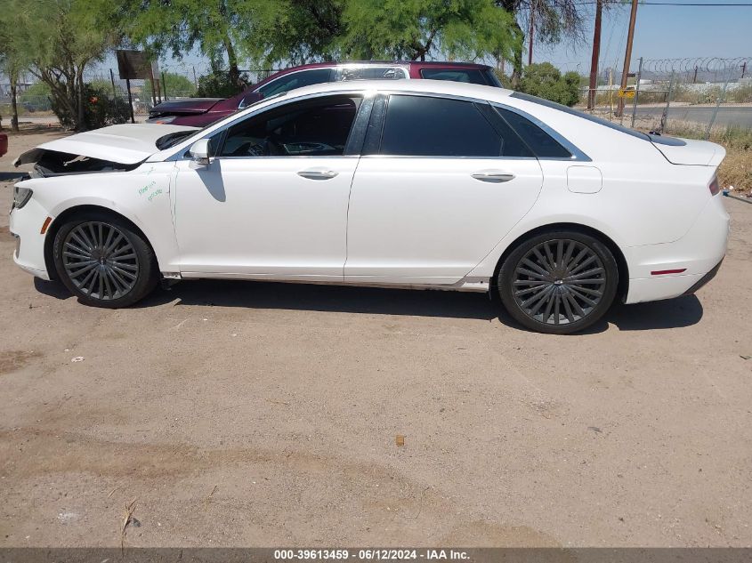 2017 Lincoln Mkz Hybrid Reserve VIN: 3LN6L5MU8HR655431 Lot: 39613459