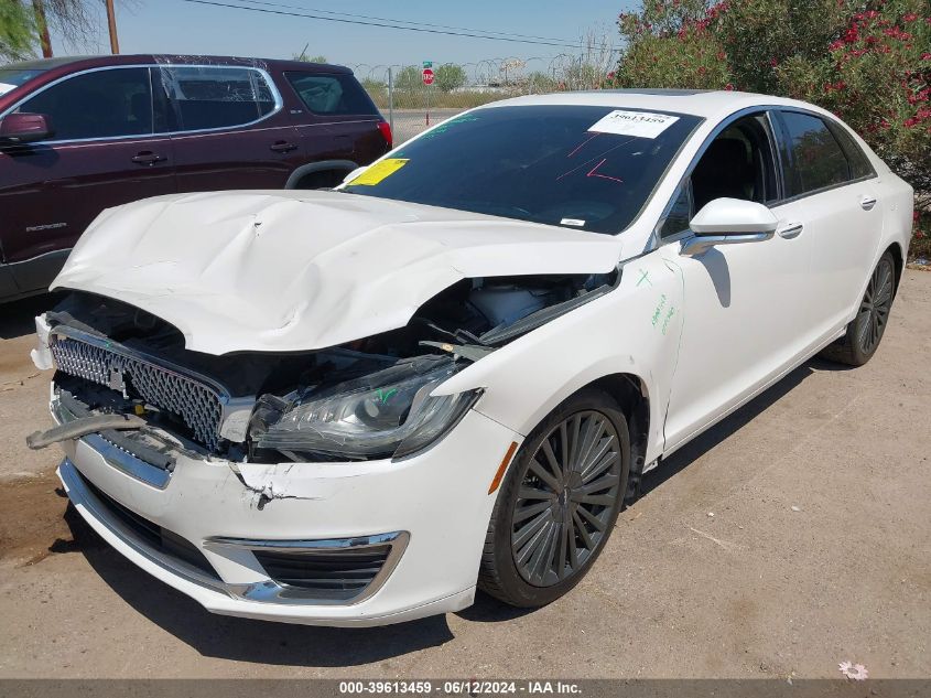 2017 Lincoln Mkz Hybrid Reserve VIN: 3LN6L5MU8HR655431 Lot: 39613459