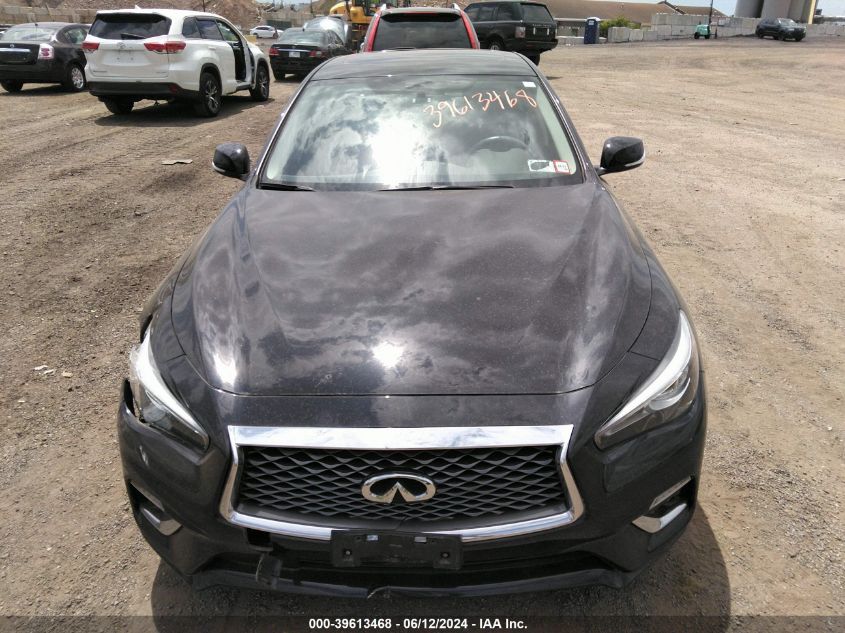 2019 Infiniti Q50 3.0T Luxe VIN: JN1EV7AR5KM557966 Lot: 39613468