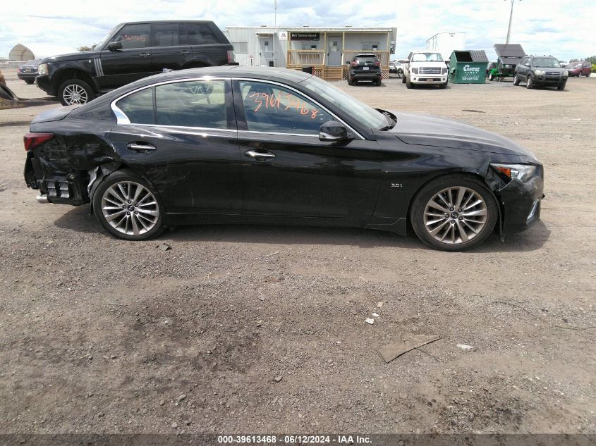 2019 Infiniti Q50 3.0T Luxe VIN: JN1EV7AR5KM557966 Lot: 39613468