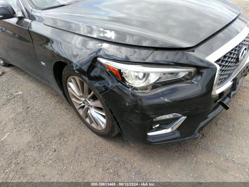 2019 Infiniti Q50 3.0T Luxe VIN: JN1EV7AR5KM557966 Lot: 39613468