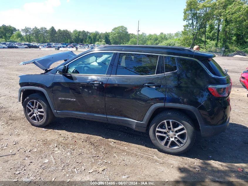 2018 Jeep Compass Latitude 4X4 VIN: 3C4NJDBBXJT191245 Lot: 39613485