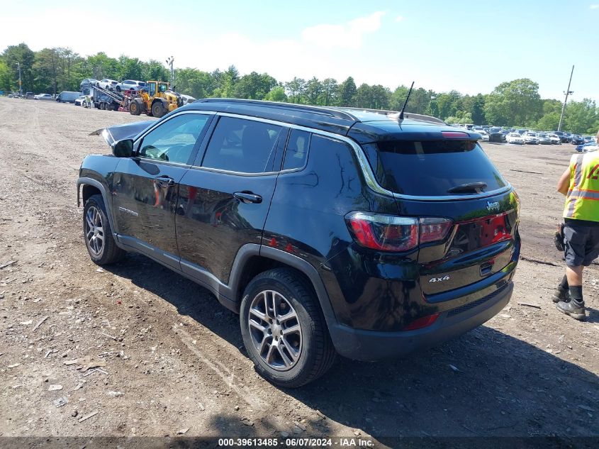 2018 Jeep Compass Latitude 4X4 VIN: 3C4NJDBBXJT191245 Lot: 39613485