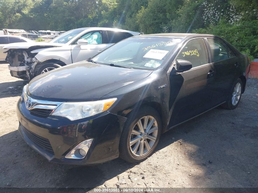 2012 Toyota Camry Hybrid Xle VIN: 4T1BD1FK8CU009002 Lot: 39613503