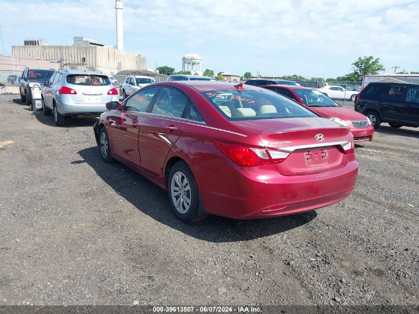 2013 Hyundai Sonata Gls VIN: 5NPEB4ACXDH543834 Lot: 39613507