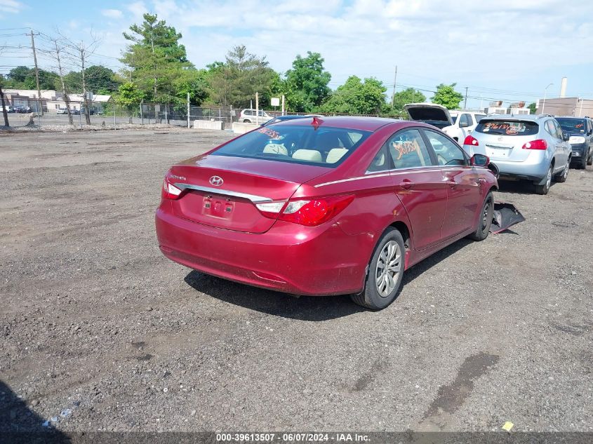 2013 Hyundai Sonata Gls VIN: 5NPEB4ACXDH543834 Lot: 39613507