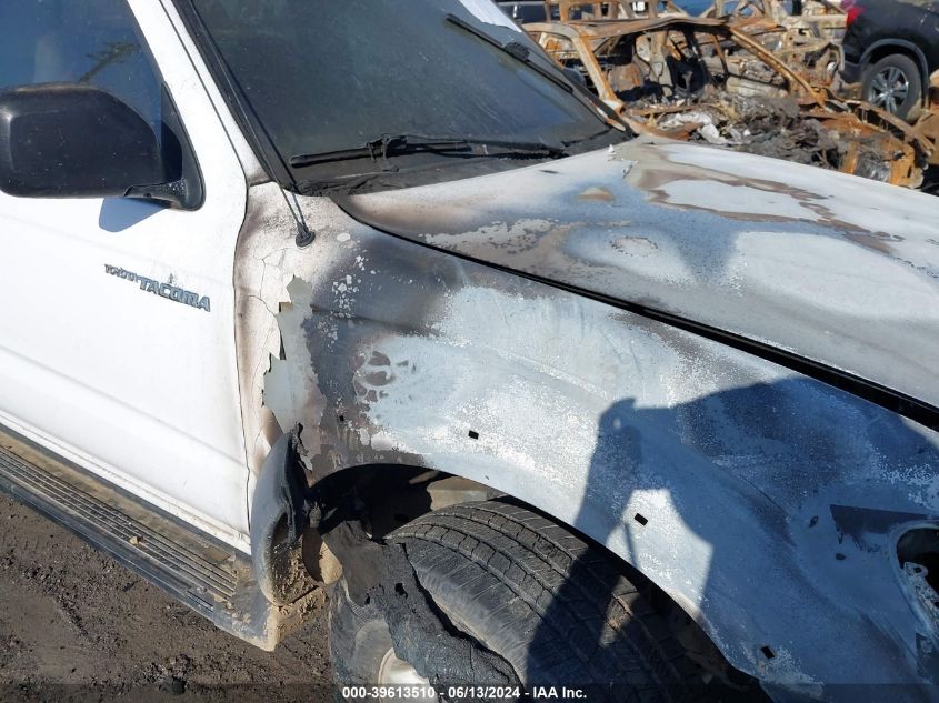 2001 Toyota Tacoma Base V6 VIN: 5TEHN72N41Z791060 Lot: 39613510