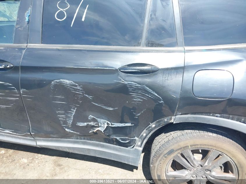 2016 Honda Pilot Ex-L VIN: 5FNYF5H52GB009356 Lot: 39613521