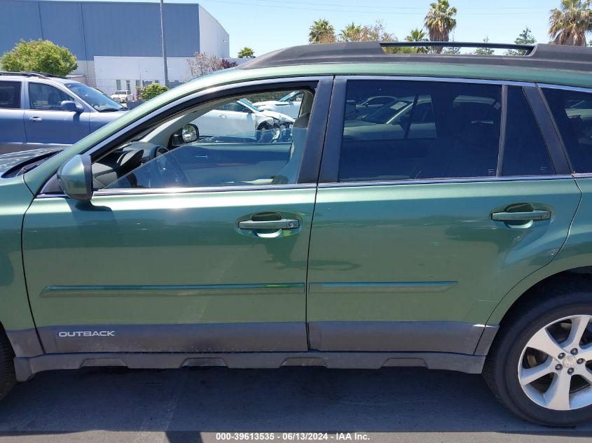 2014 Subaru Outback 2.5I Limited VIN: 4S4BRBLC4E3211154 Lot: 39613535