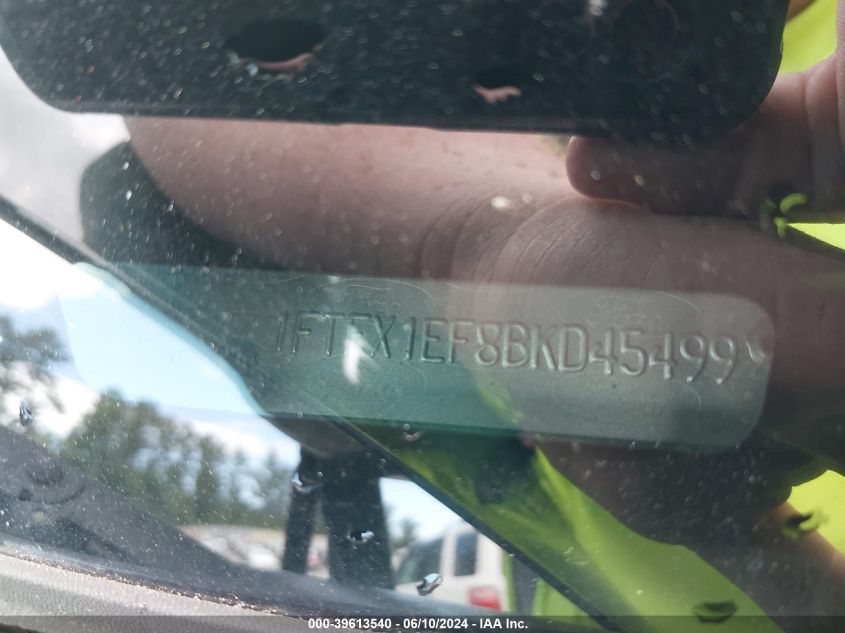2011 Ford F-150 Xl VIN: 1FTFX1EF8BKD45499 Lot: 39613540