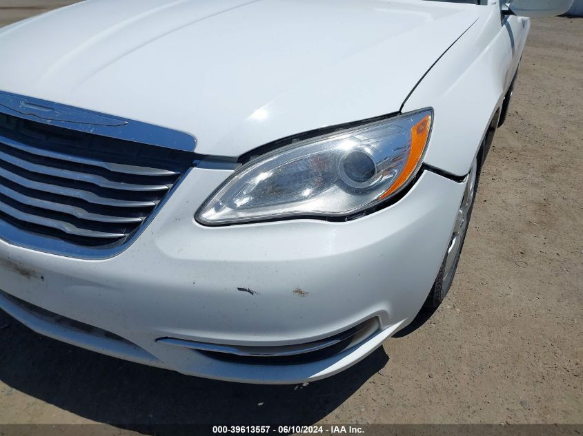 2014 Chrysler 200 Lx VIN: 1C3CCBAB4EN205853 Lot: 39613557