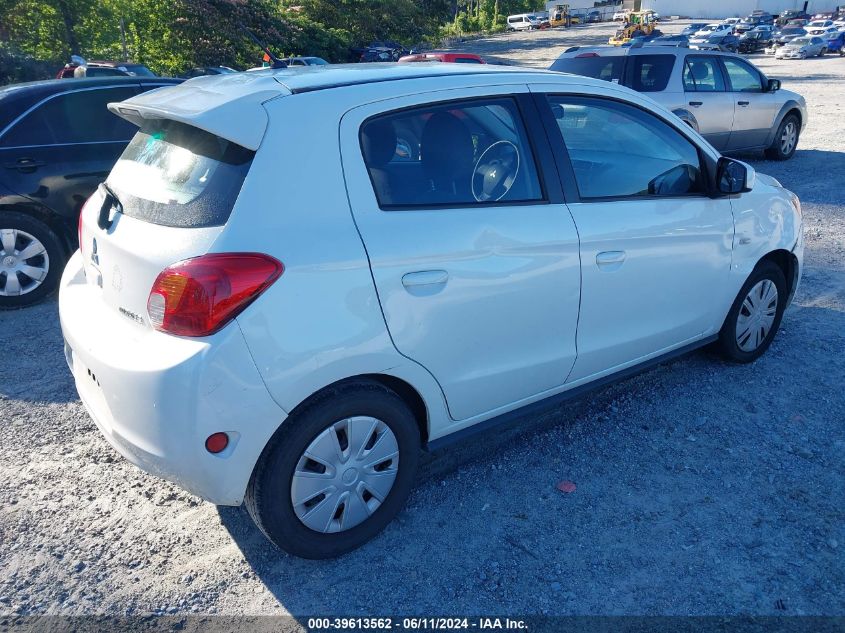 2015 Mitsubishi Mirage De VIN: ML32A3HJ7FH041260 Lot: 39613562