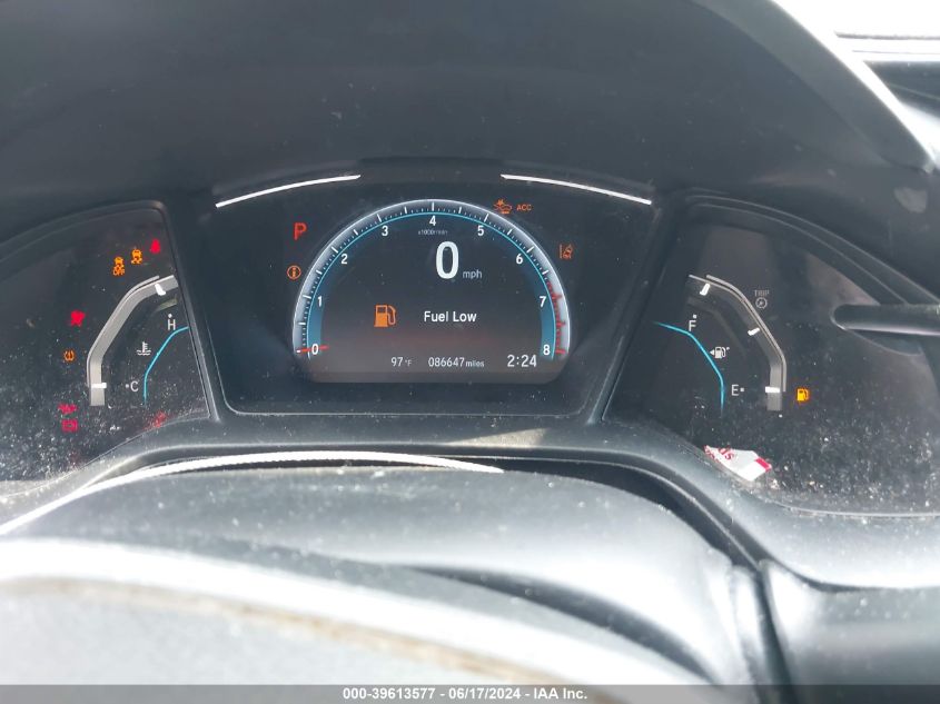 2020 Honda Civic Lx VIN: 2HGFC2F69LH550534 Lot: 39613577