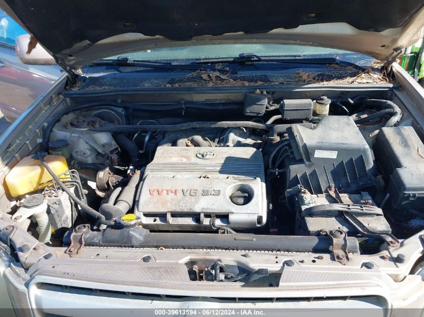 2005 Toyota Highlander Limited V6 VIN: JTEEP21A850135511 Lot: 39613594