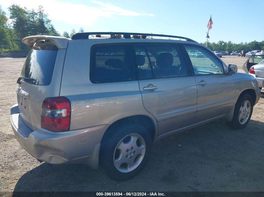 2005 Toyota Highlander Limited V6 VIN: JTEEP21A850135511 Lot: 39613594