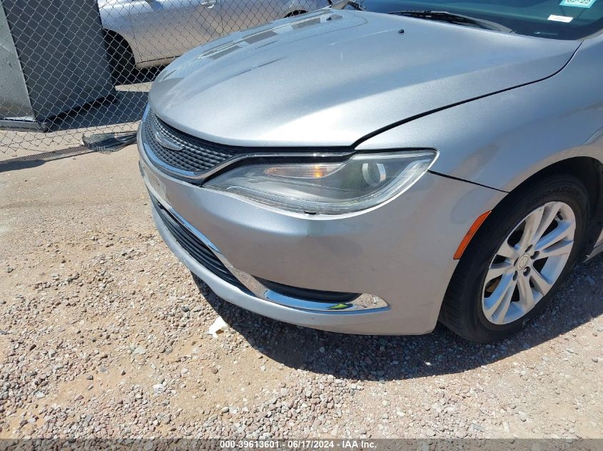 2015 Chrysler 200 Limited VIN: 1C3CCCAB2FN583676 Lot: 39613601