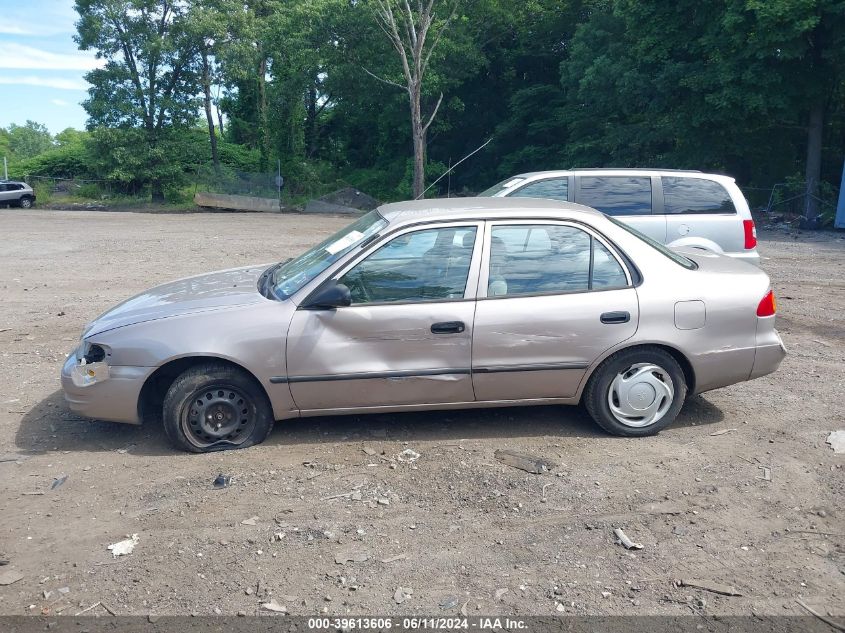 2000 Toyota Corolla Ce VIN: 2T1BR12E7YC379755 Lot: 39613606