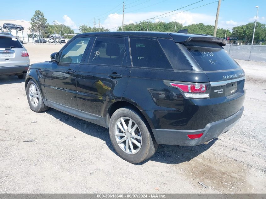 2017 Land Rover Range Rover Sport 3.0L V6 Supercharged Se VIN: SALWG2FV6HA135101 Lot: 39613640