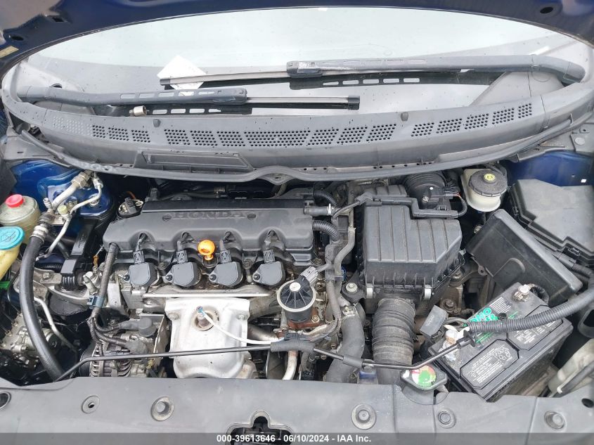 2008 Honda Civic Lx VIN: 2HGFG12678H547899 Lot: 39613646