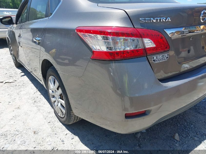 2015 Nissan Sentra Fe+ S/S/Sl/Sr/Sv VIN: 3N1AB7AP0FL660637 Lot: 39613893