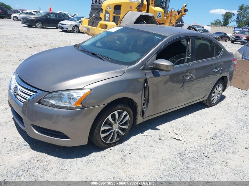 2015 Nissan Sentra Fe+ S/S/Sl/Sr/Sv VIN: 3N1AB7AP0FL660637 Lot: 39613893