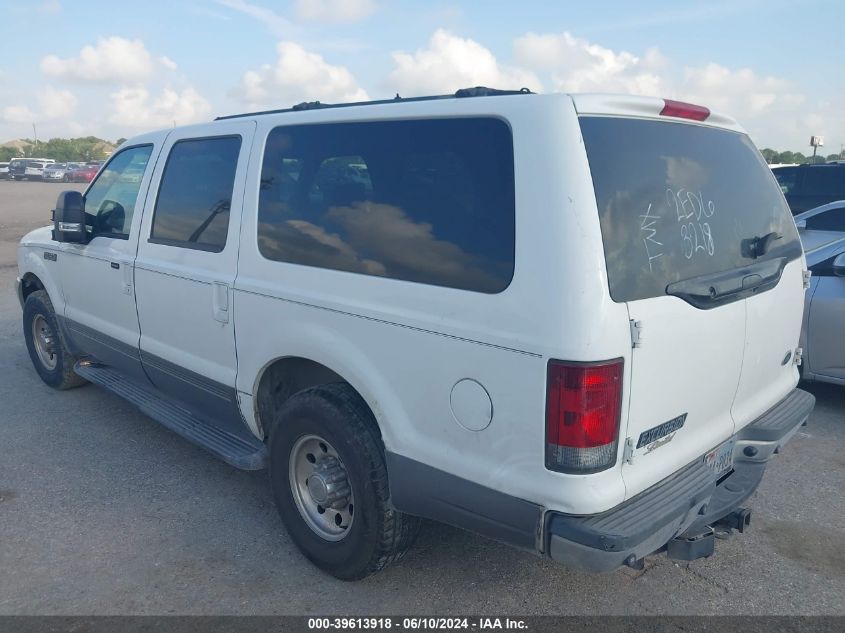 2002 Ford Excursion Xlt VIN: 1FMNU40S32ED63218 Lot: 39613918