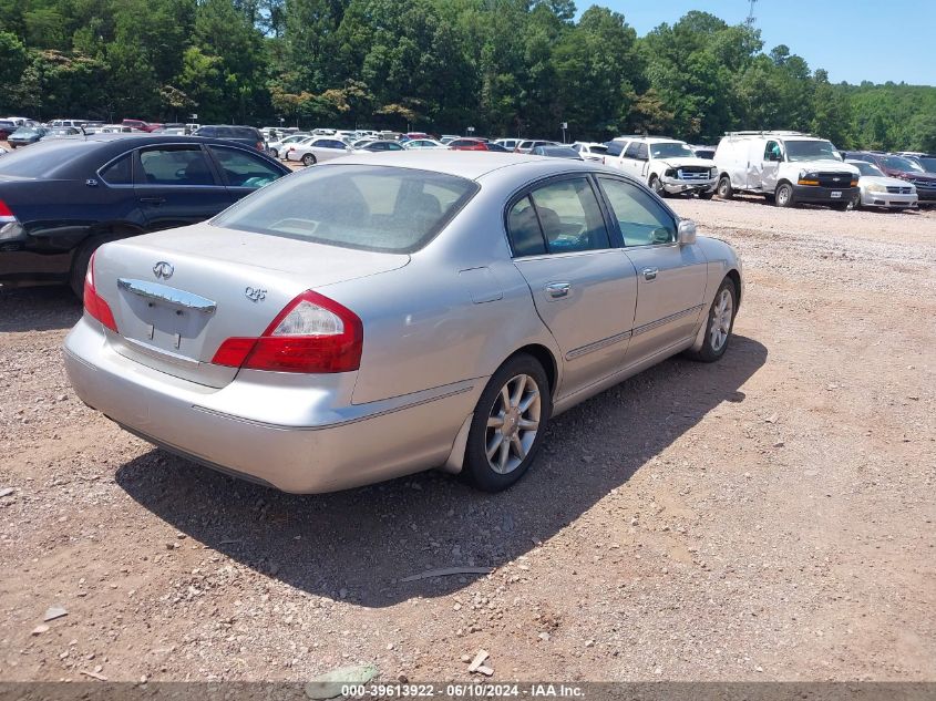 2005 Infiniti Q45 VIN: JNKBF01A75M101162 Lot: 39613922