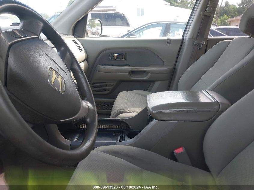 2006 Honda Pilot Ex VIN: 5FNYF28436B035761 Lot: 39613923