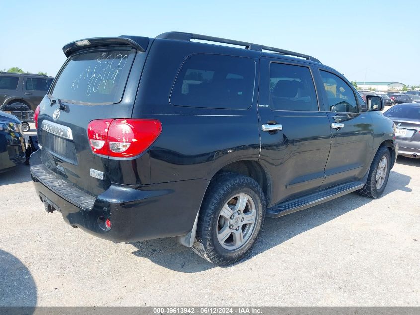 2008 Toyota Sequoia Limited 5.7L V8 VIN: 5TDZY68A18S008049 Lot: 39613942