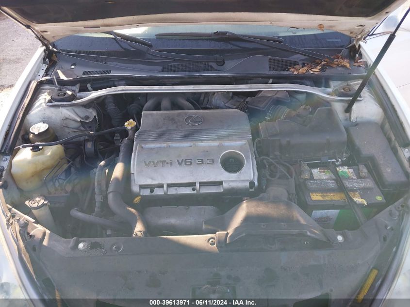 2004 Lexus Es 330 VIN: JTHBA30G645035654 Lot: 39613971