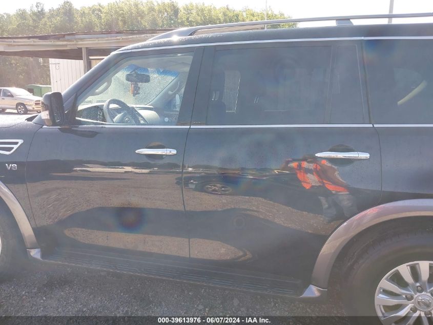 2019 Nissan Armada Sv VIN: JN8AY2ND3KX011299 Lot: 39613976