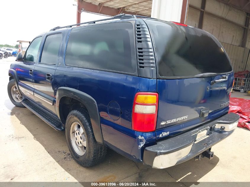 2002 Chevrolet Suburban 1500 Ls VIN: 3GNEC16Z82G329981 Lot: 39613996