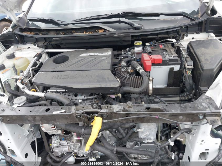 2022 Nissan Rogue Sv Fwd VIN: 5N1BT3BA2NC699169 Lot: 39614003