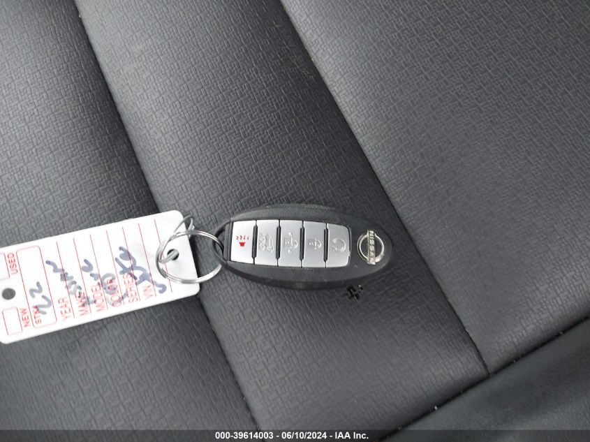 2022 Nissan Rogue Sv Fwd VIN: 5N1BT3BA2NC699169 Lot: 39614003