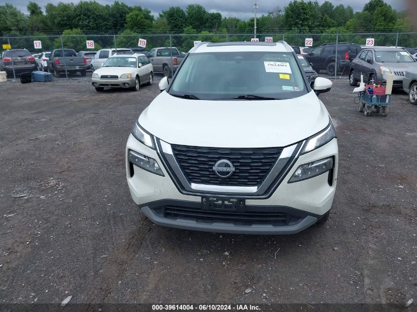 2022 Nissan Rogue Sv Intelligent Awd VIN: 5N1BT3BB9NC698254 Lot: 39614004