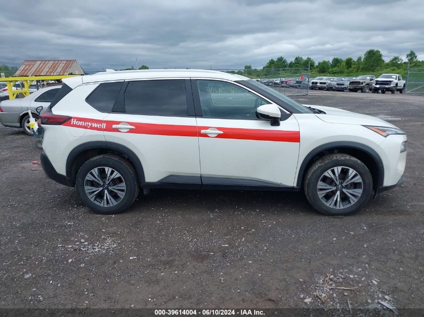 2022 Nissan Rogue Sv Intelligent Awd VIN: 5N1BT3BB9NC698254 Lot: 39614004