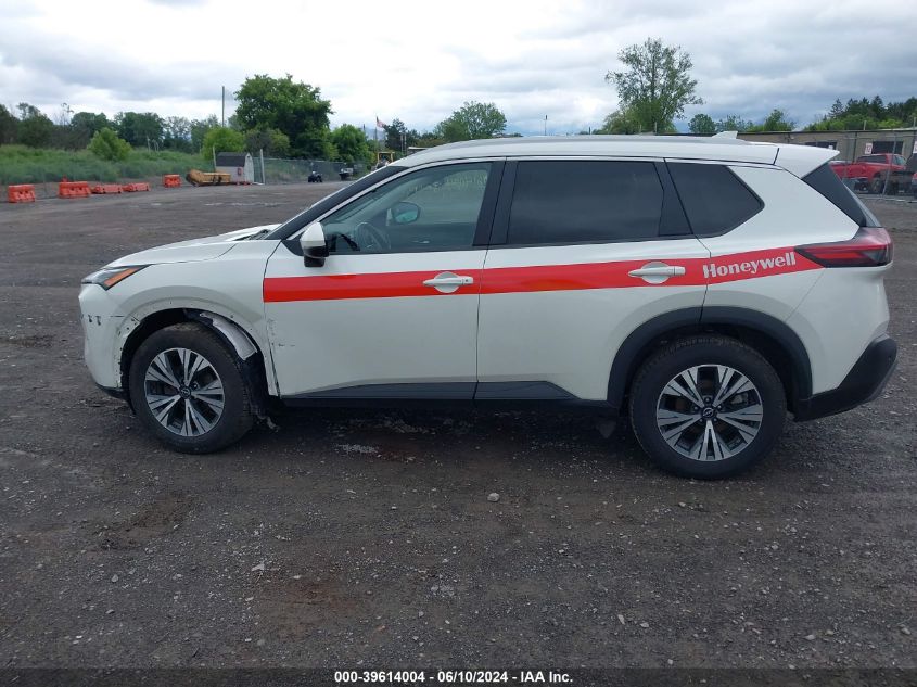 2022 Nissan Rogue Sv Intelligent Awd VIN: 5N1BT3BB9NC698254 Lot: 39614004