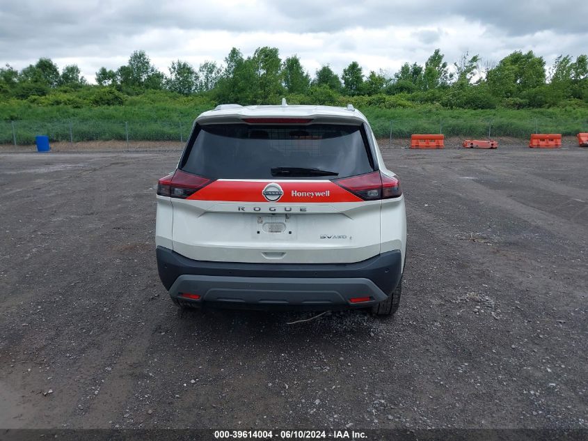 2022 Nissan Rogue Sv Intelligent Awd VIN: 5N1BT3BB9NC698254 Lot: 39614004