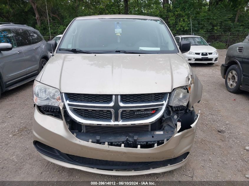 2013 Dodge Grand Caravan Se VIN: 2C4RDGBG4DR739947 Lot: 39614012