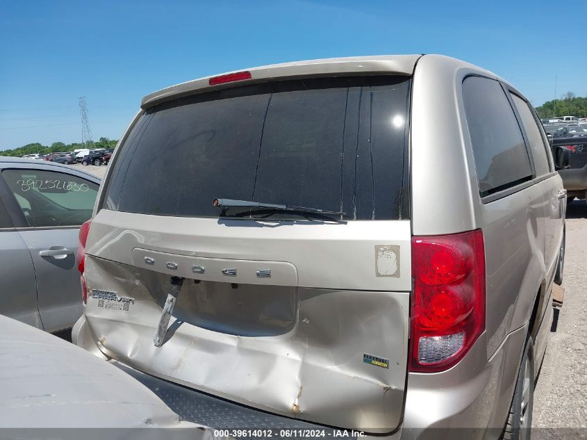 2013 Dodge Grand Caravan Se VIN: 2C4RDGBG4DR739947 Lot: 39614012