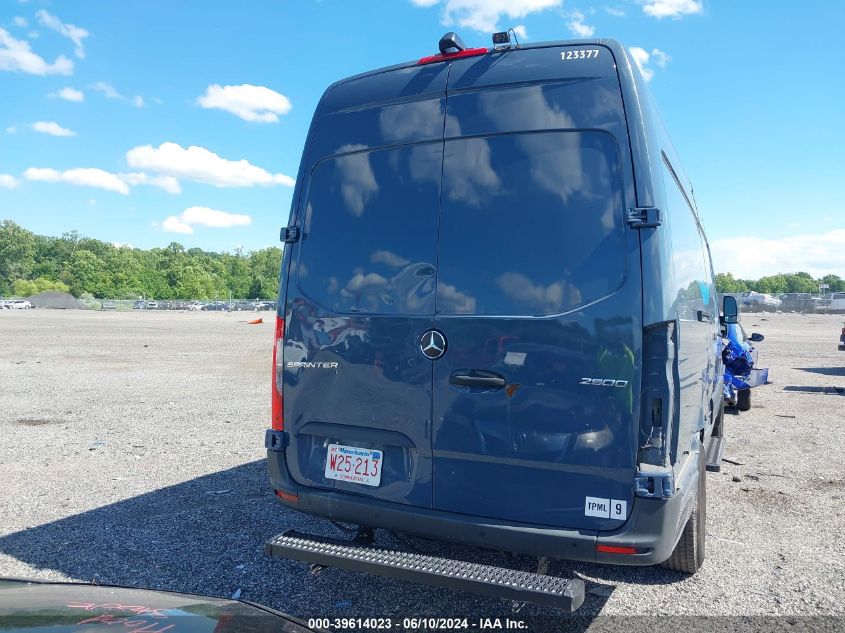 2019 Mercedes-Benz Sprinter 2500 High Roof V6 VIN: WD4PF1CD6KT013327 Lot: 39614023