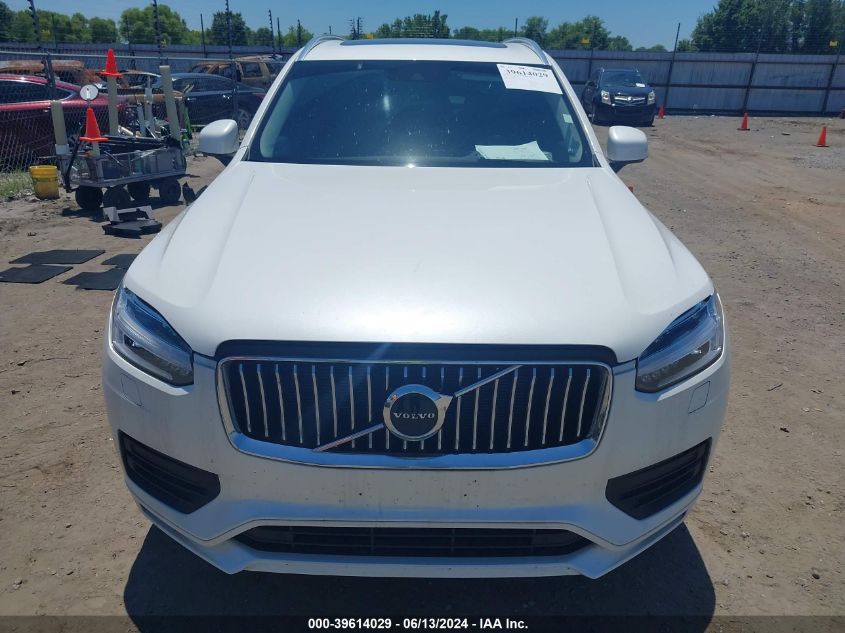 2022 Volvo Xc90 T5 Momentum 7 Passenger VIN: YV4102PK8N1837018 Lot: 39614029