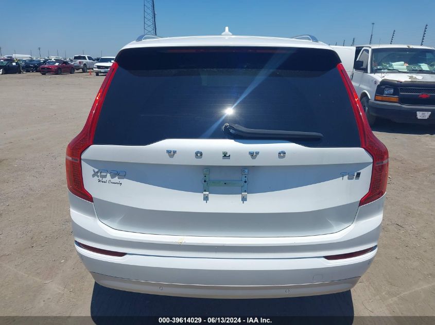 2022 Volvo Xc90 T5 Momentum 7 Passenger VIN: YV4102PK8N1837018 Lot: 39614029