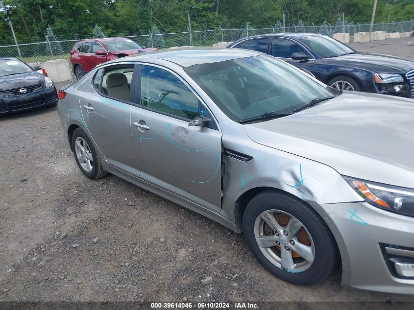 2015 Kia Optima Lx VIN: KNAGM4A79F5531616 Lot: 39614046