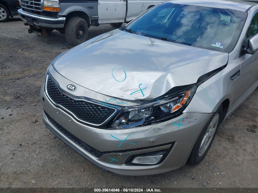 2015 Kia Optima Lx VIN: KNAGM4A79F5531616 Lot: 39614046